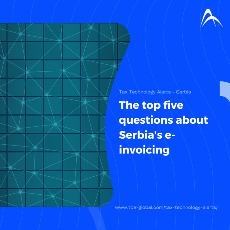 Serbia top five questions about e-invoicing
