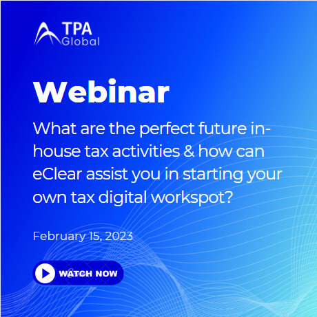 What are the perfect future in-house tax activities & how can eClear assist you in starting your own tax digital workspot?