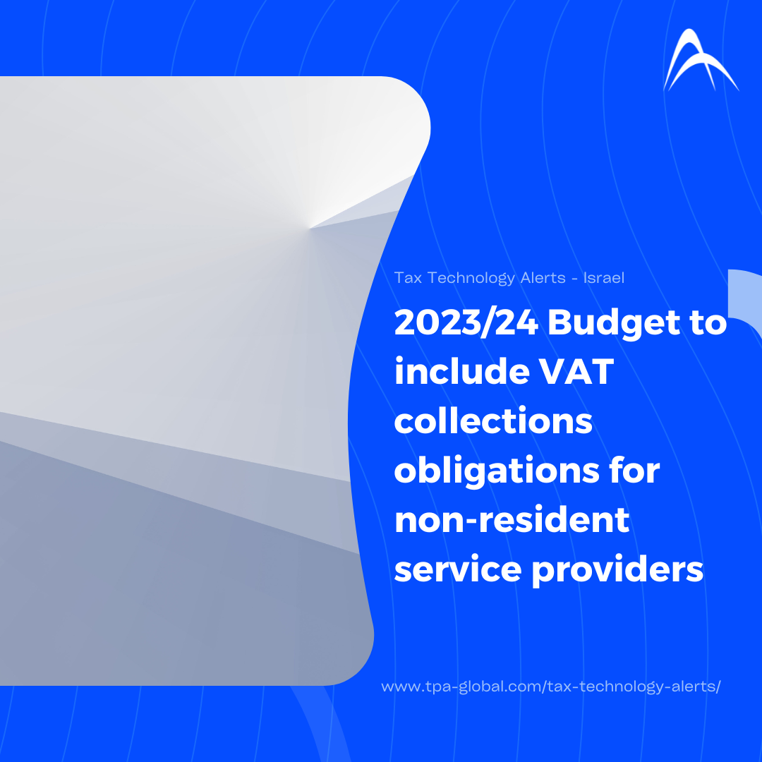2023/24 Budget to include VAT collections obligations for non-resident service providers
