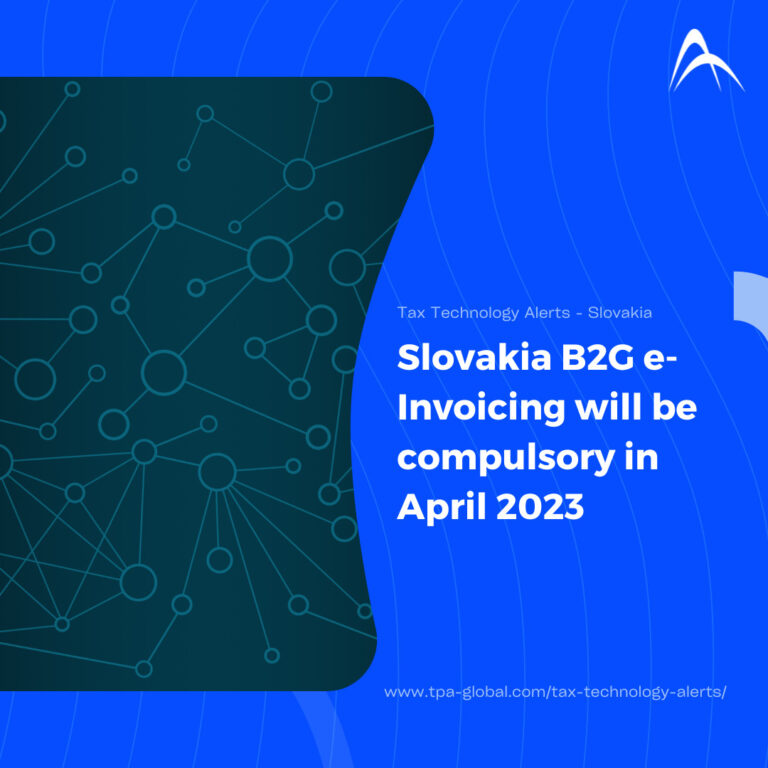 Slovakia B2G e-Invoicing will be compulsory in April 2023