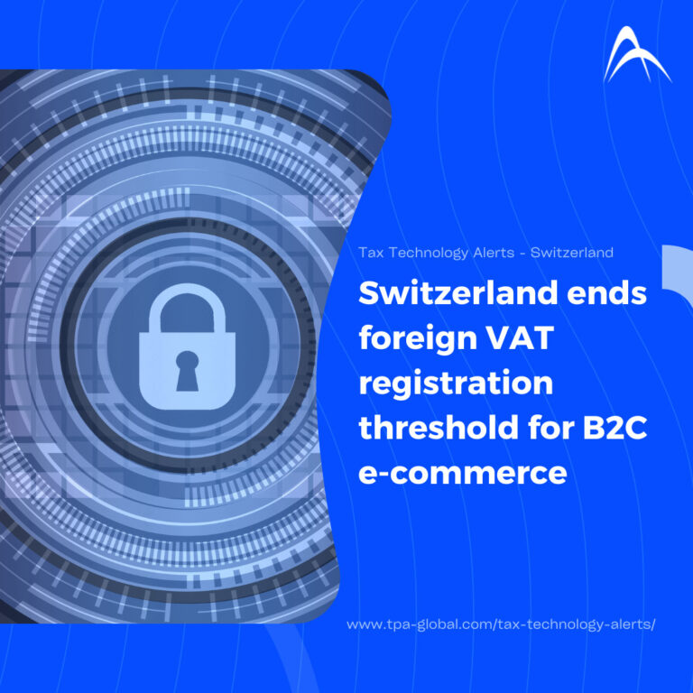 Switzerland ends foreign VAT registration threshold for B2C e-commerce
