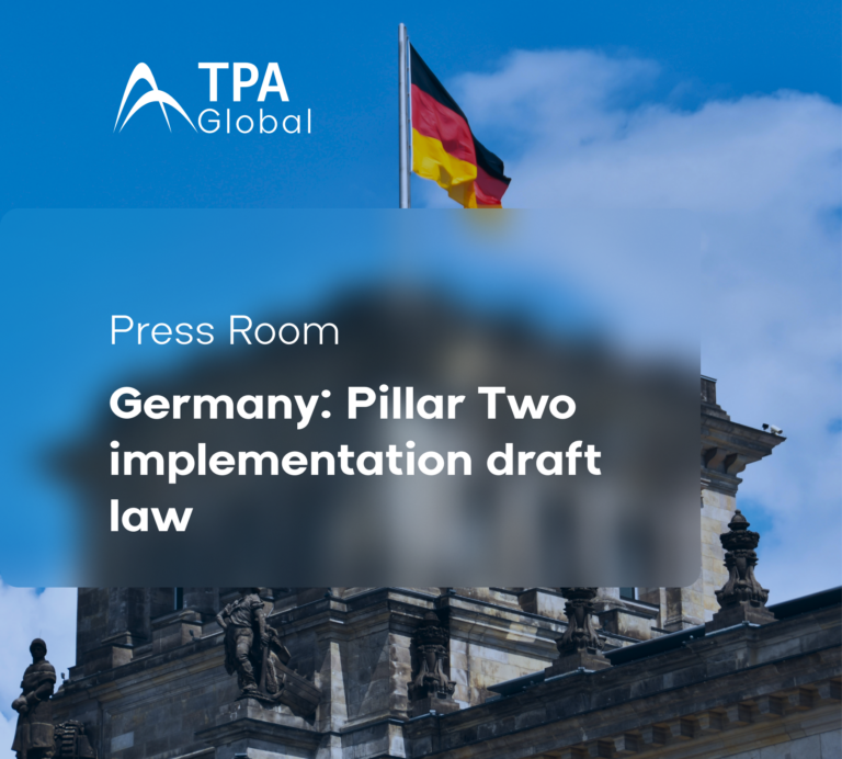 Germany: Pillar Two implementation draft law