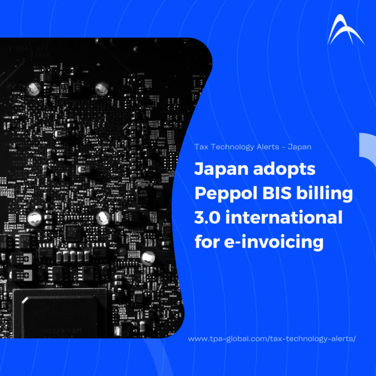 Japan adopts Peppol BIS billing 3.0 international for e-invoicing - update