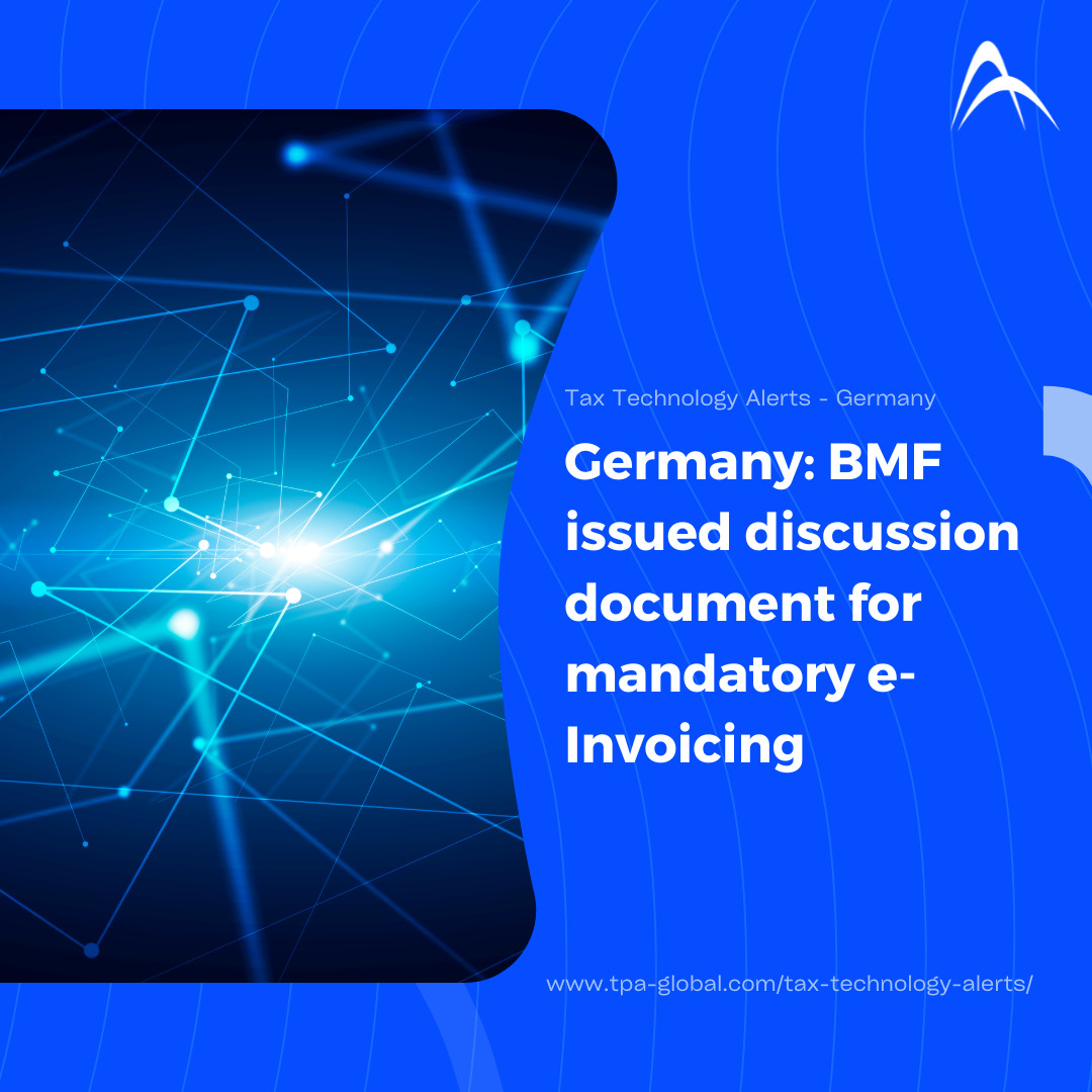 Germany: BMF issued discussion document for mandatory e-Invoicing