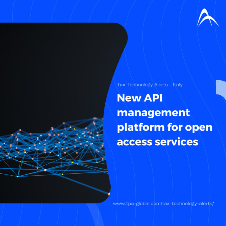 New API management platform for open access servicesNew API management platform for open access services