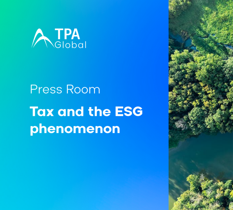 Tax and the ESG phenomenon