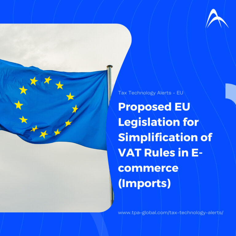 Proposed EU legislation for simplification of VAT rules in e-commerce (imports)