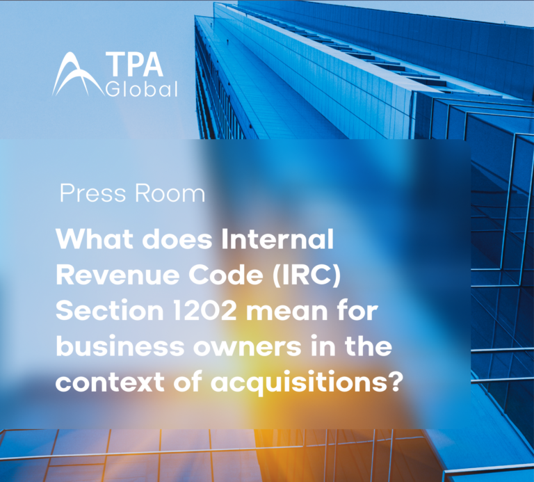 What does Internal Revenue Code (IRC) Section 1202 mean for business owners in the context of acquisitions?