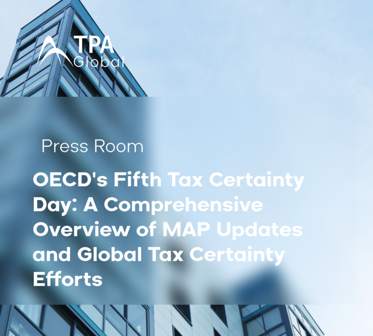 OECD Tax Certainty Day - MAP Developments & Global Tax Certainty